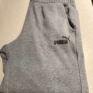 PUMA Men's Gray Sweatpants